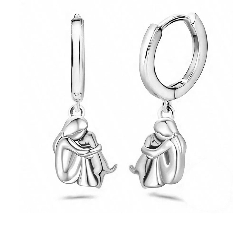 Dog Hug Pendant Necklace with Bonus Earrings – Limited Time Offer
