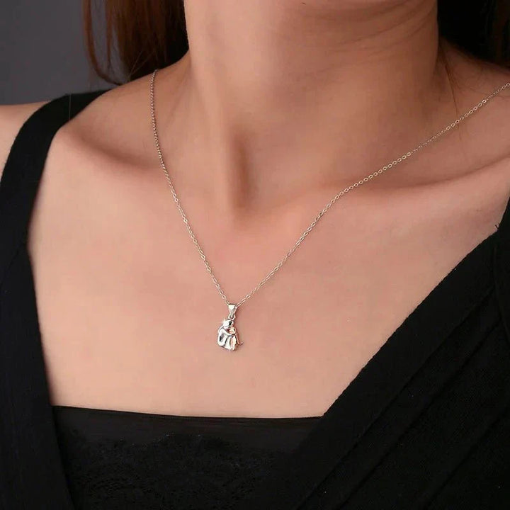 Dog Hug Pendant Necklace with Bonus Earrings – Limited Time Offer